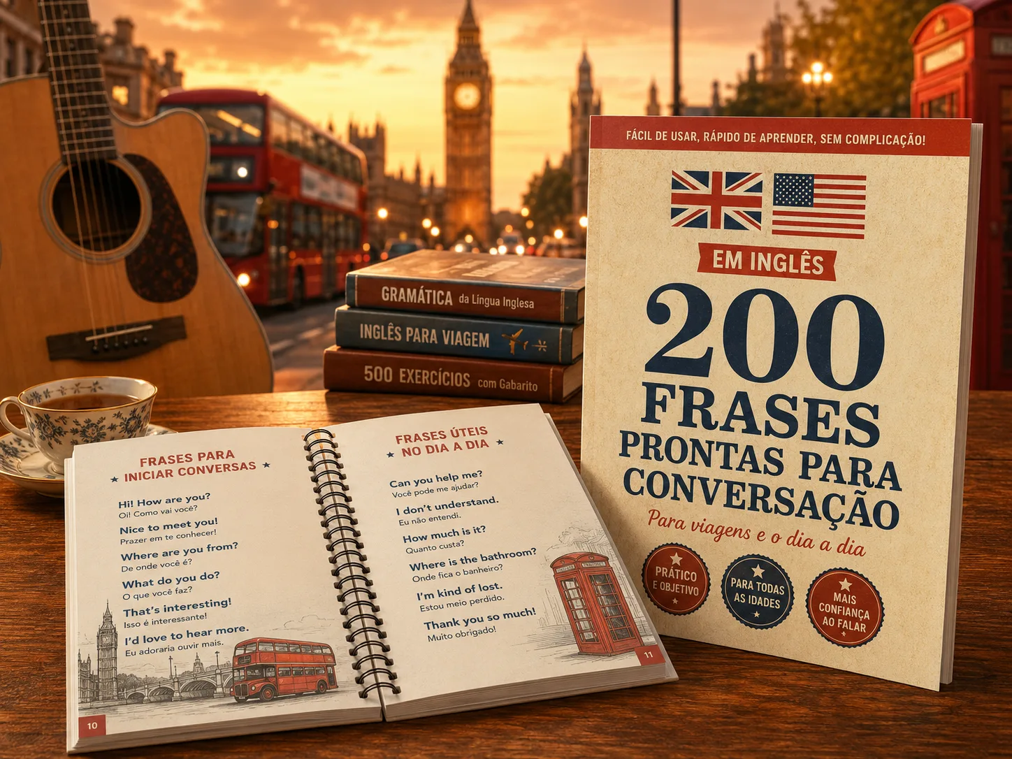Bônus 3 — 200 Frases para Conversação