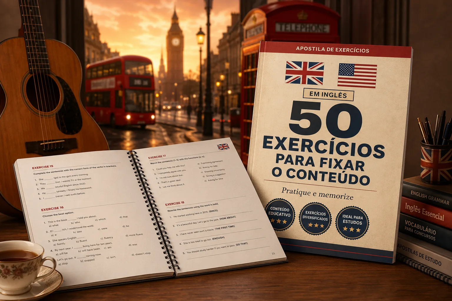 Bônus 4 — 50 Exercícios de Fixação